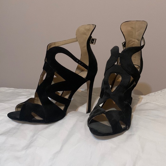 New with tags Black genuine suede Zara heel. Size 41 (womens 10) - Picture 1 of 6